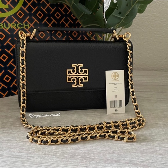 New, tory burch britten mini top handle Crossbody bag - Picture 4 of 12